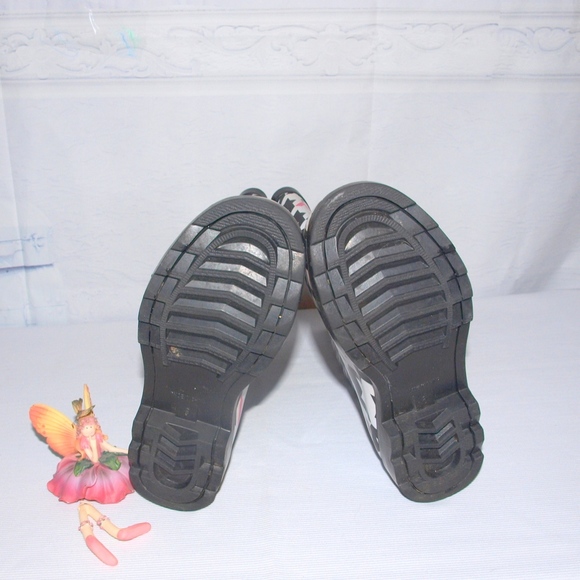 Fashion Rain Boots Snow Boots Size 6 Mid-Calf Rocket Pattern Fun Keep Dry & Warm - Picture 5 of 5